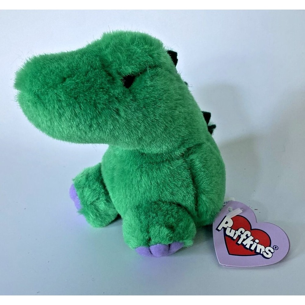 1997 Puffkins Pickles the Green Dragon Plush Toy BB1 Swibco 6632